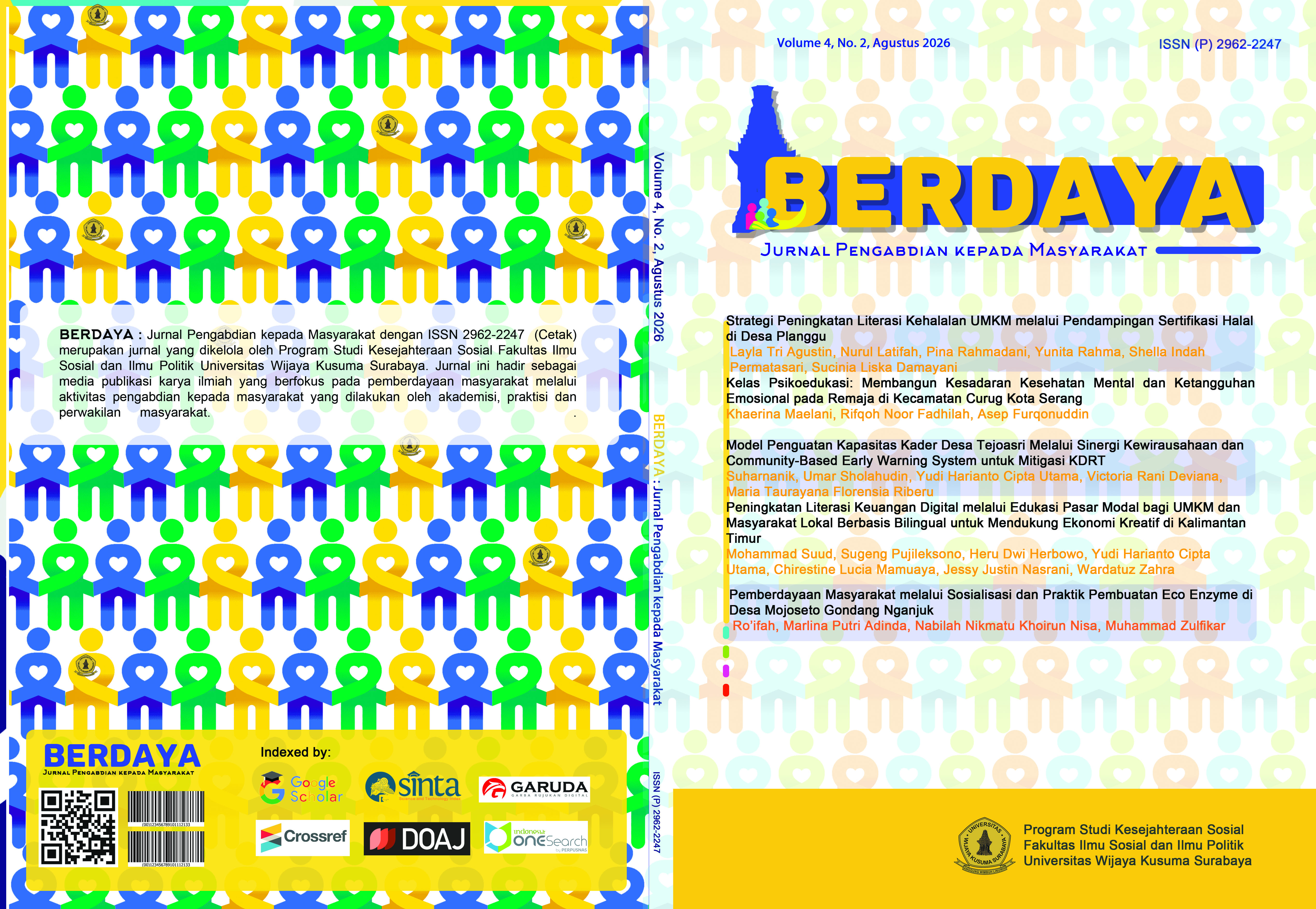 					View Vol. 4 No. 2 (2026): BERDAYA : Jurnal Pengabdian kepada Masyarakat
				